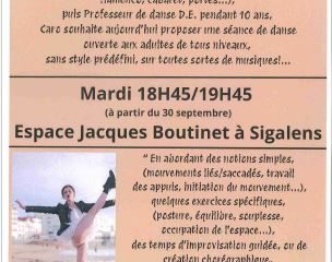 SIGALENS - Cours de danse